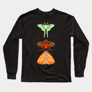 Moth Trio Long Sleeve T-Shirt